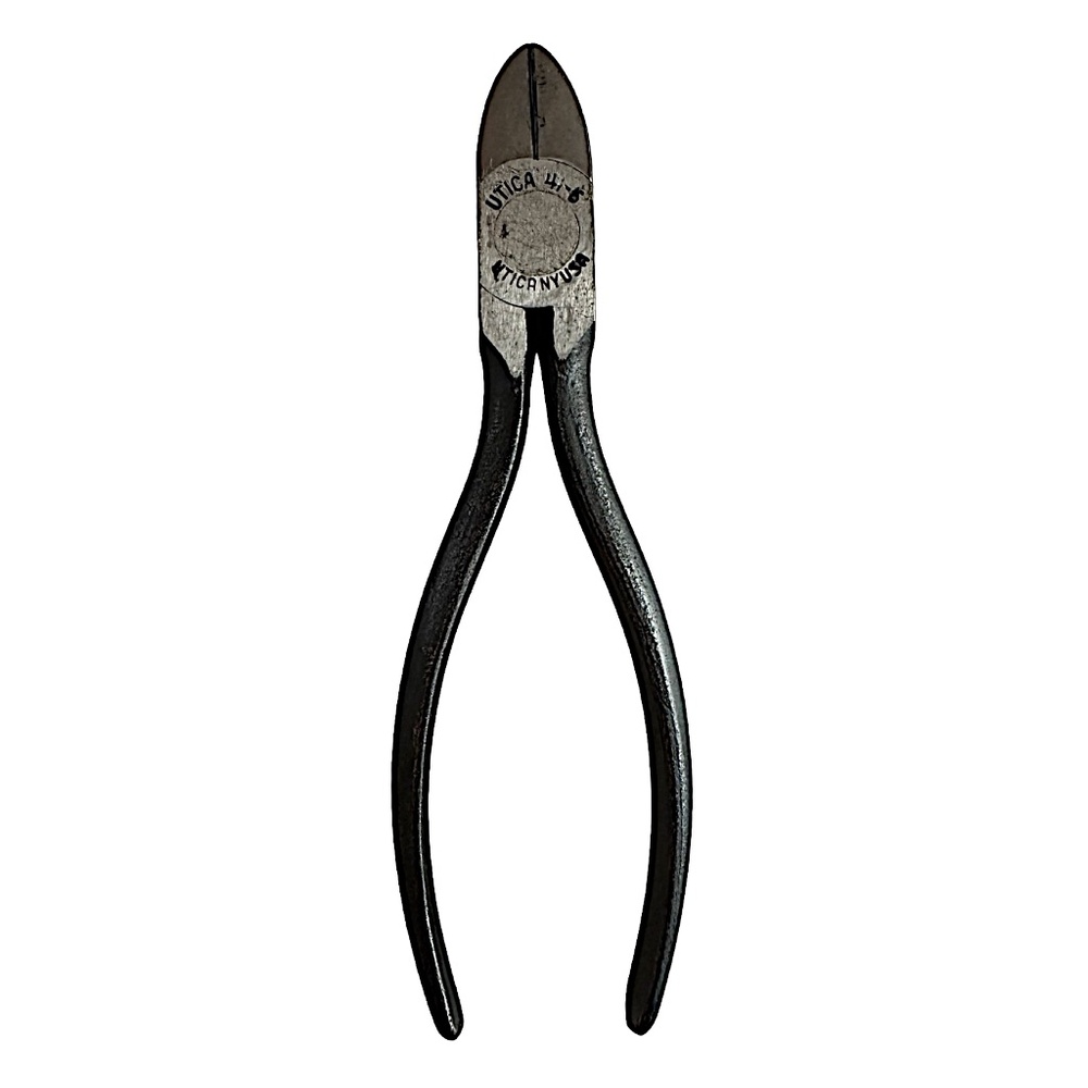 UTICA TOOLS Vintage Linesman Pliers Cutters 6” No. 41-6 Collectible USA